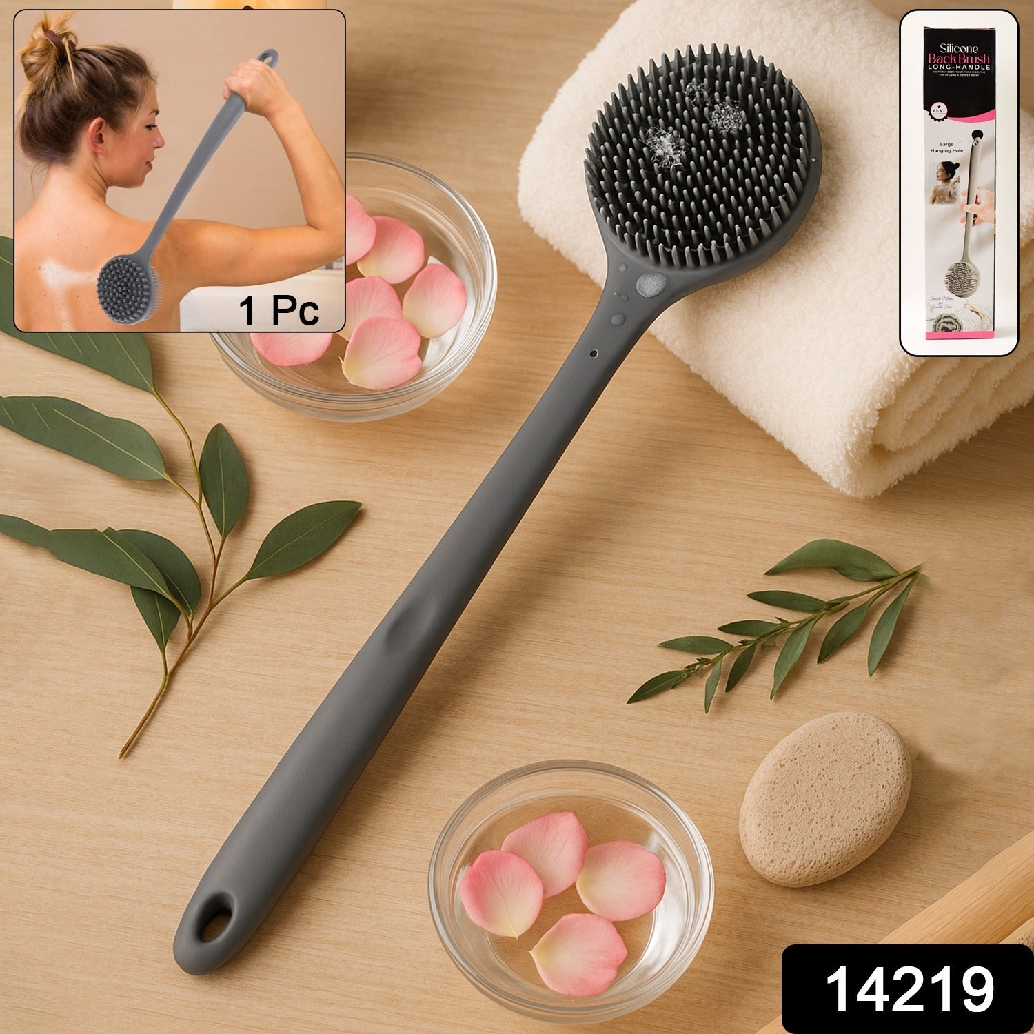 Ergo Grip Silicone Back Scrubber Ergo Grip Silicone Back Scrubber